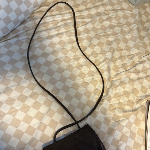 Vintage brown piatto crossbody bag - Picture 8 of 9